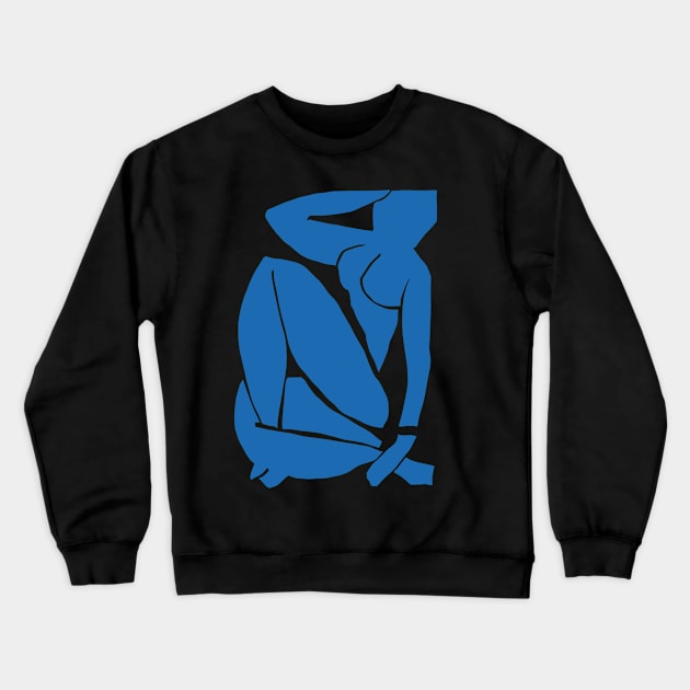 Matisse Nu Bleu #3 Crewneck Sweatshirt by shamila